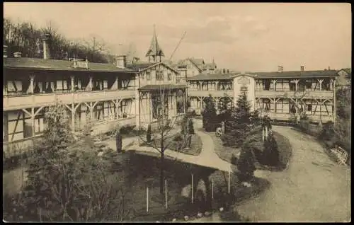 Ansichtskarte Nöschenrode-Wernigerode Christl. Erholungsheim 1917