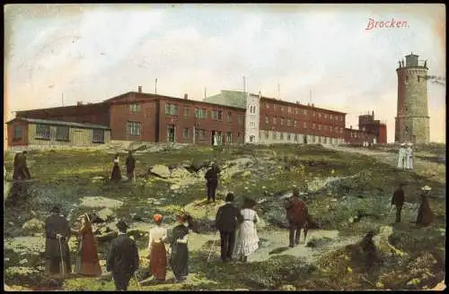 Ansichtskarte Ilsenburg (Harz) Feine Herrschaften wandern auf den Brocken 1911