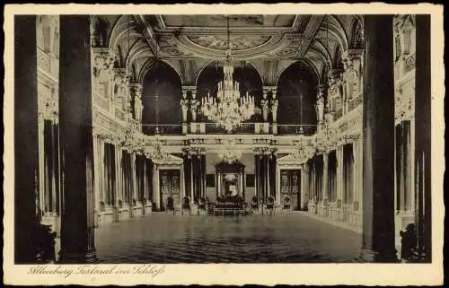 Ansichtskarte Altenburg Schloß - Festsaal 1932