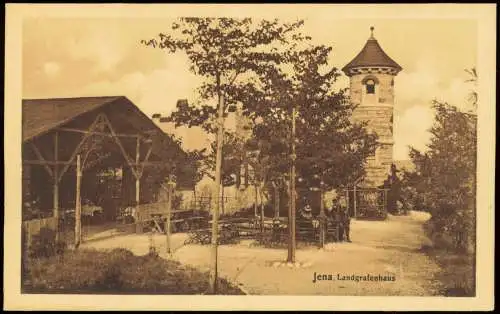 Ansichtskarte Jena Landgrafenhaus Restauration 1928