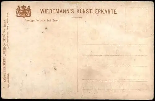 Ansichtskarte Jena Landgrafenhaus - Künstlerkarte 1912