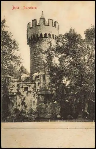 Ansichtskarte Jena Pulverturm 1904