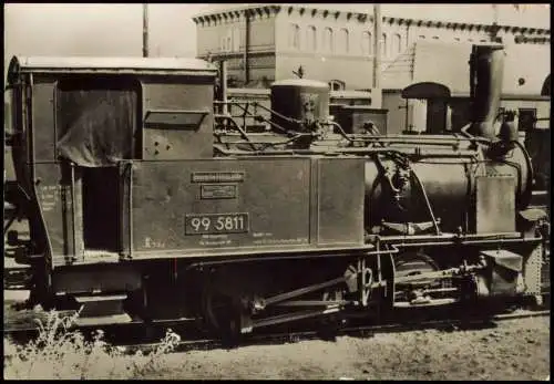 DDR Foto-/Sammelkarte Thema Dampflokomotive Deutsche Reichsbahn 1970