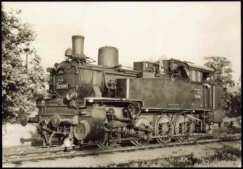 DDR Foto Sammelkarte Thema Dampflokomotive der Preußische Staatsbahn 1970