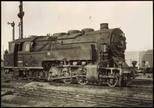 DDR Foto SK Dampflokomotive der Halberstadt-Blankenburger Eisenbahn (HBE) 1970