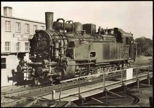 DDR Foto Sammelkarte Thema Dampflokomotive der Baureihe 94 1970