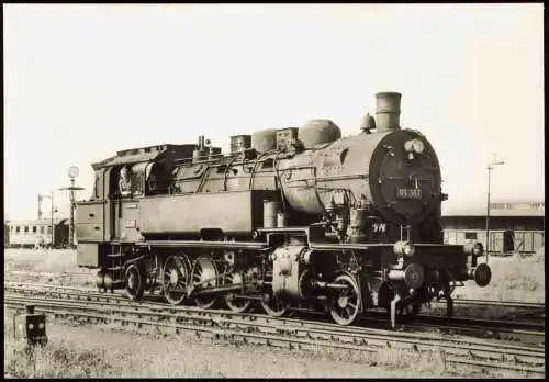 DDR Foto Sammelkarte Thema Dampflokomotive der Preußischen Staatsbahn 1970