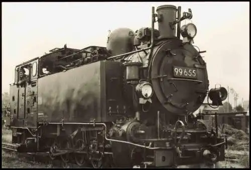 DDR Foto Sammelkarte  Dampflokomotive Strecke Freital Wilsdruff Nossen 1969