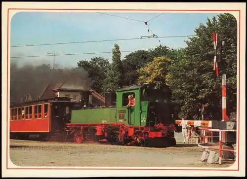 Schmalspurdampflokomotive 99 539 Traditionsbahn Radebeul Ost-Radeburg 1985