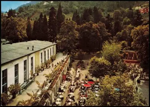 Ansichtskarte Bad Wildbad Kurkonzert bei der Trinkhalle 1971