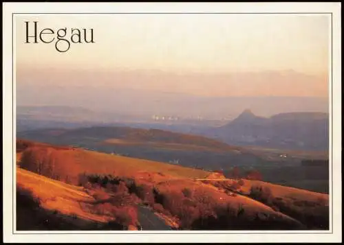 Ansichtskarte Hegau Umland-Ansicht, Panorama-Blick Landschaft 1980