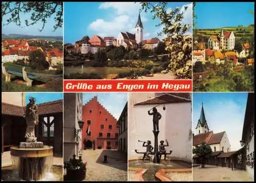 Ansichtskarte Engen (Hegau) Grüße aus Engen im Hegau (Mehrbildkarte) 1992