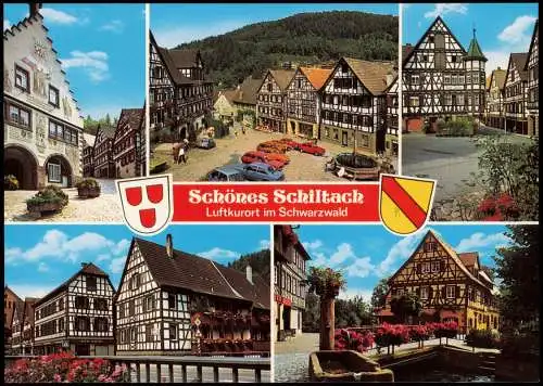 Ansichtskarte Schiltach Ortsansichten (Mehrbildkarte) 1992