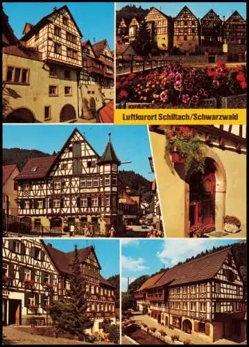 Ansichtskarte Schiltach Mehrbildkarte mit verschiedenen Ortsansichten 1980