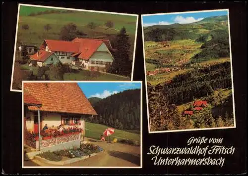 Zell am Harmersbach Mehrbild-AK Schwarzwaldhof Fritsch Unterharmersbach 1975