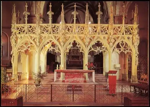 Ansichtskarte Breisach (Rhein) St. Stephansmünster Innenansicht Lettner 1980