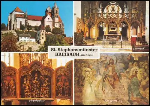 Ansichtskarte Breisach (Rhein) St. Stephanmünster (Mehrbildkarte) 1994