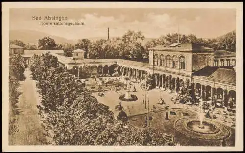 Ansichtskarte Bad Kissingen Konversationsgebäude 1924