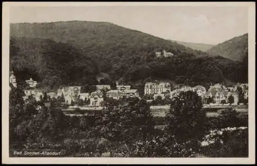 Bad Sooden-Bad Sooden-Allendorf Panorama-Ansicht, Ortsansicht 1920