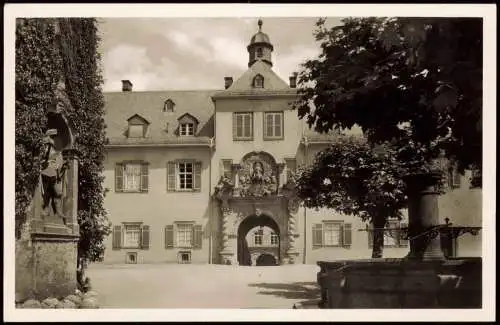 Ansichtskarte Bad Homburg vor der Höhe Kaiserliches Schloss Schloßhof 1940