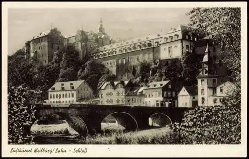 Ansichtskarte Weilburg (Lahn) Schloß (Castle Building) 1940