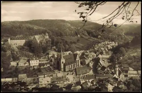 Ansichtskarte Stolberg (Harz) Panorama-Ansicht, Vogelschau-Perspektive 1968