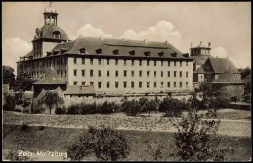 Ansichtskarte Zeitz Schloss Moritzburg zur DDR-Zeit 1960