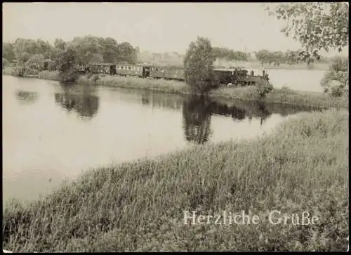 Verkehr KFZ Eisenbahn Zug Lokomotive Kleinbahn mit Dampflok 1970