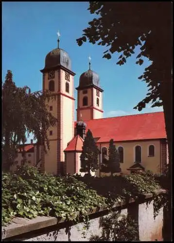 Ansichtskarte St. Märgen Wallfahrtskirche 1980