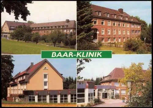 Ansichtskarte Donaueschingen BAAR-KLINIK (Mehrbildkarte 4 Ansichten) 1994