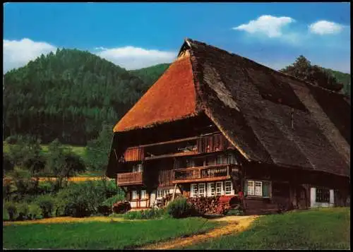 Gutach  Schwarzwälder Freilichtmuseum Vogtsbauernhof Schwarzwaldhaus 1980