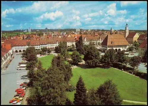 Ansichtskarte Freudenstadt Marktplatz aus der Vogelschau-Perspektive 1975