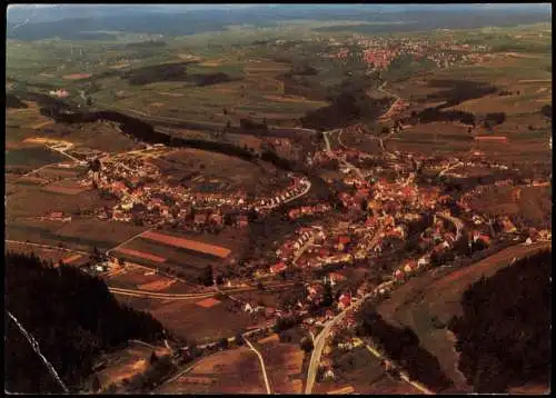 Ansichtskarte Glatten Luftbild Totalansicht vom Flugzeug aus 1975