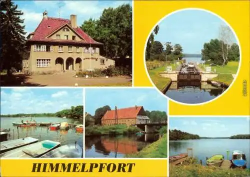 Himmelpfort-Fürstenberg/Havel FDGB-Erholungsheim "Werner Schaumann", An der Schleuse, Am Stolpsee, Brauhaus, Am Haussee 1981