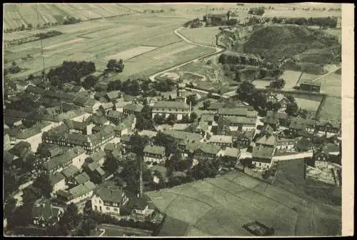 Ansichtskarte Lehesten Luftbild Fliegeraufnahme 1928