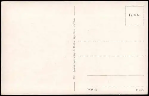 Ansichtskarte Wernigerode Fotokarte Ottofels 1954