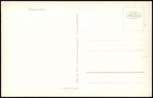 Ansichtskarte Ilsenburg (Harz) Wetterwarte (Brocken) 1953