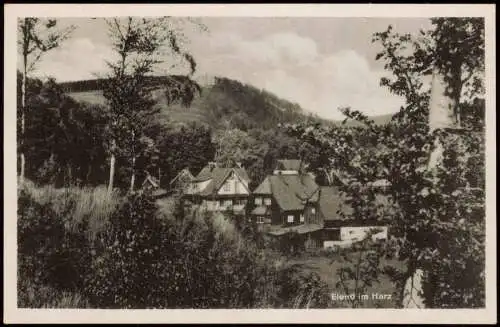 Ansichtskarte Elend (Harz) Stadtteilansicht Ortsansicht zur DDR-Zeit 1959