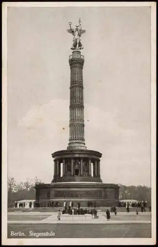 Ansichtskarte Mitte-Berlin Siegessäule 1947