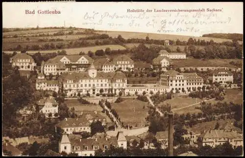 Bad Gottleuba-Berggießhübel Panorama Heilstätte der  Sachsen 1921