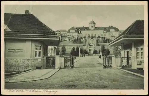 Bad Gottleuba-Bad Gottleuba-Berggießhübel Heilstätte Gottleuba Eingang 1935