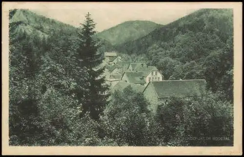 Ansichtskarte Wendefurth-Thale (Harz) Wendefurt im Bodetal 1927