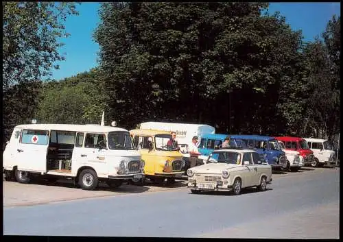 Frankenberg (Sachsen) Barkas Trabi Trabant 1.1 Barkas-Treffen 2004