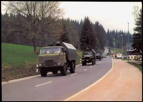 Ansichtskarte Mühlleithen-Klingenthal IFA-L 60 LKW NVA Straße Festival 2004