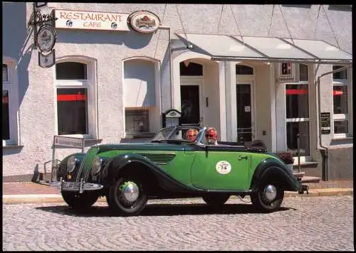 Pausa (Vogtland)-Pausa-Mühltroff Auto EMW 327-2 Cabriolet zum IFA-Festival 2000