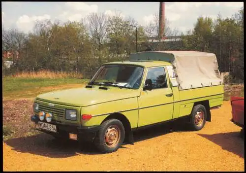 Ansichtskarte Werdau Auto Wartburg 353 W Trans beim Lkw-Treffen 2005