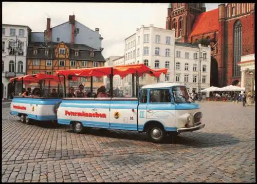 Ansichtskarte Schwerin Barkas B 1000 als Kleinbus "Petermännchen" 2005