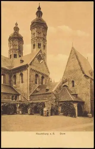 Ansichtskarte Naumburg (Saale) Partie am Dom 1910