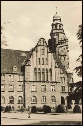 Ansichtskarte Wittenberge Rathaus zur DDR-Zeit 1960