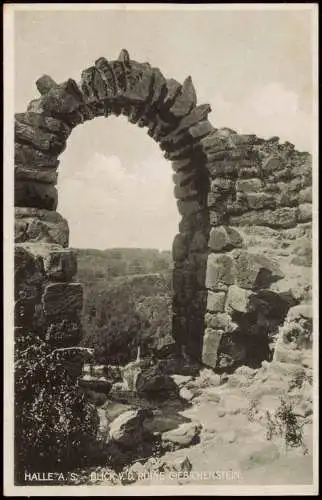 Ansichtskarte Giebichenstein-Halle (Saale) Burg Giebichenstein 1940